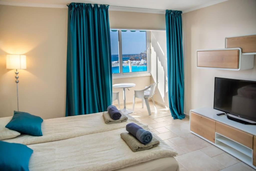 First Line Ocean View Studio Пуэрто-де-Сантьяго Экстерьер фото